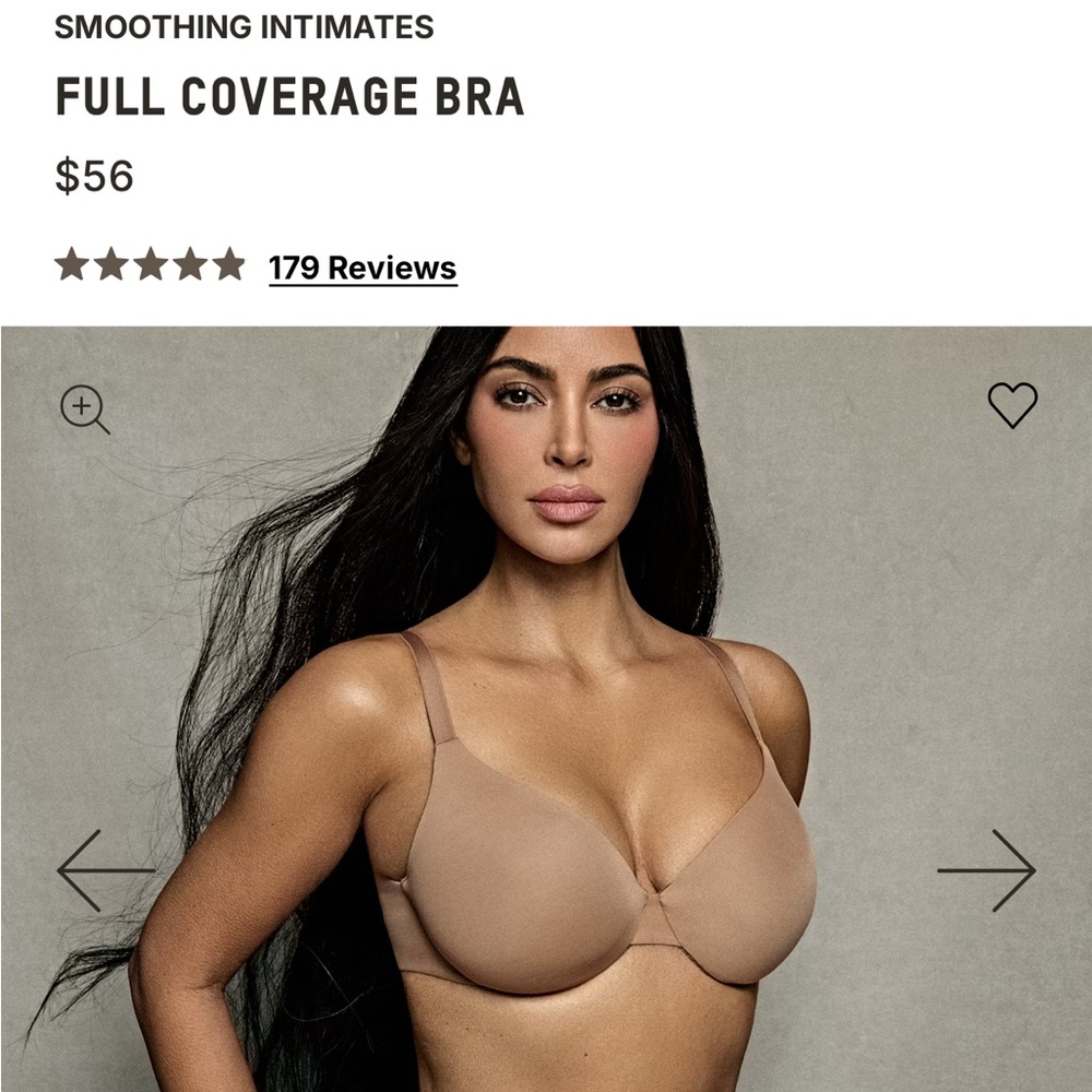 NWT💕SKIMS Smoothing Intimates Full Coverage Bra- Sienna